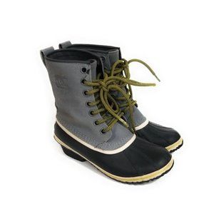 Sorel Slimpack 1964 Waterproof Boots in Quarry Antique Moss Size 9